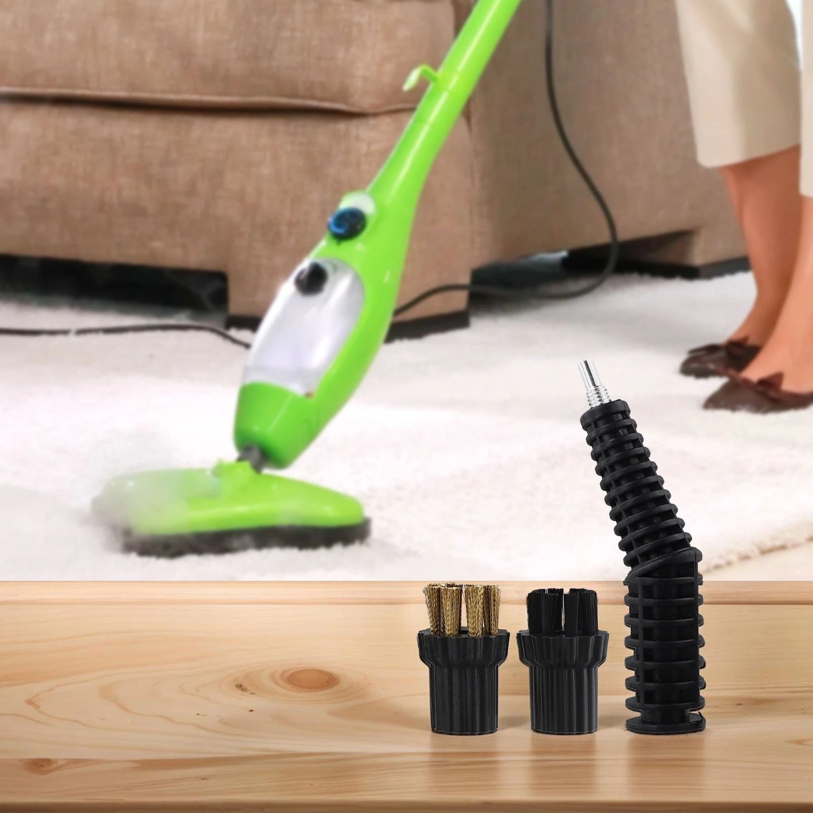 Brush Head Set for Steam Mop (Compatible with )