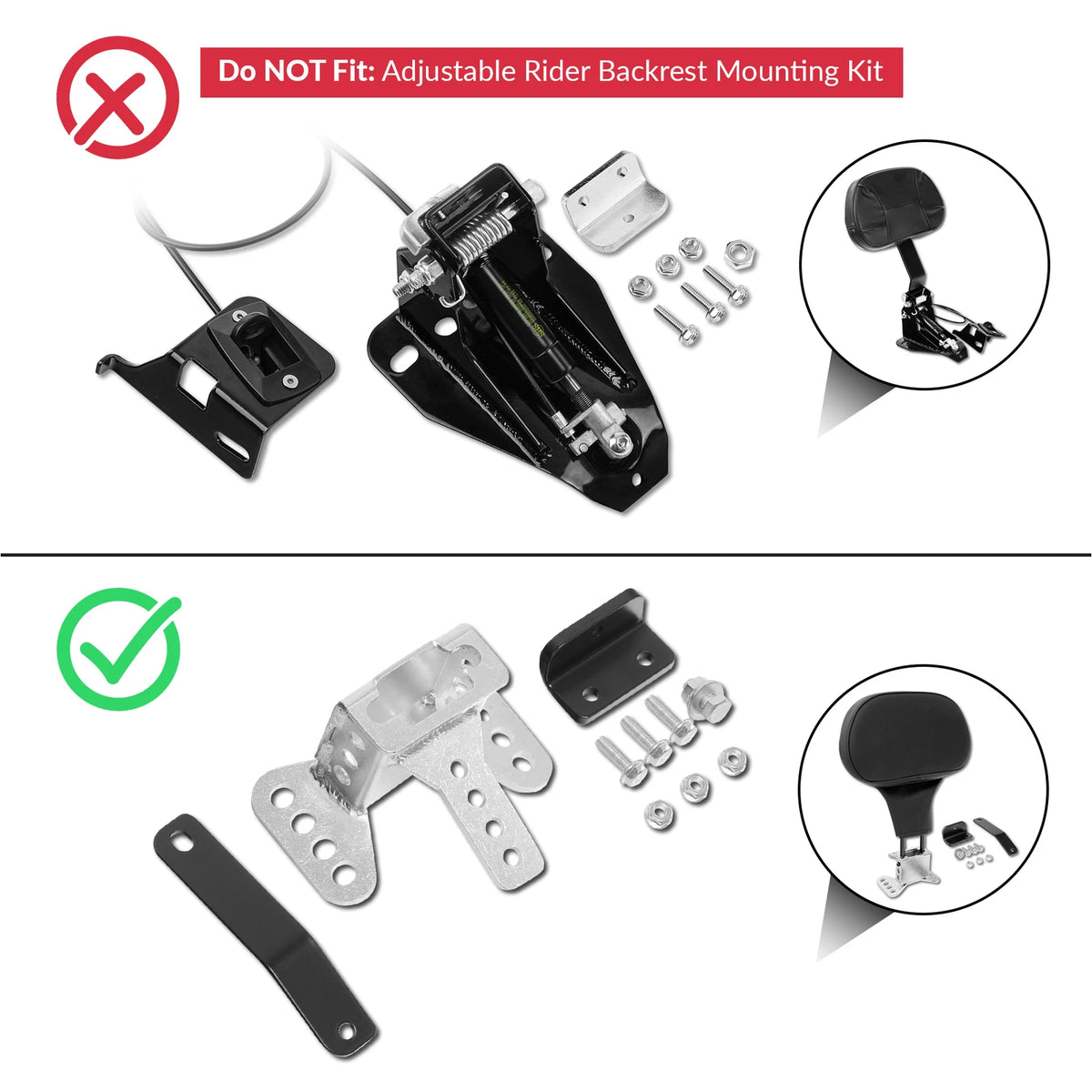 Rider Driver Passenger Seat for Harley Electra Street Tri Glide (2009–2023)