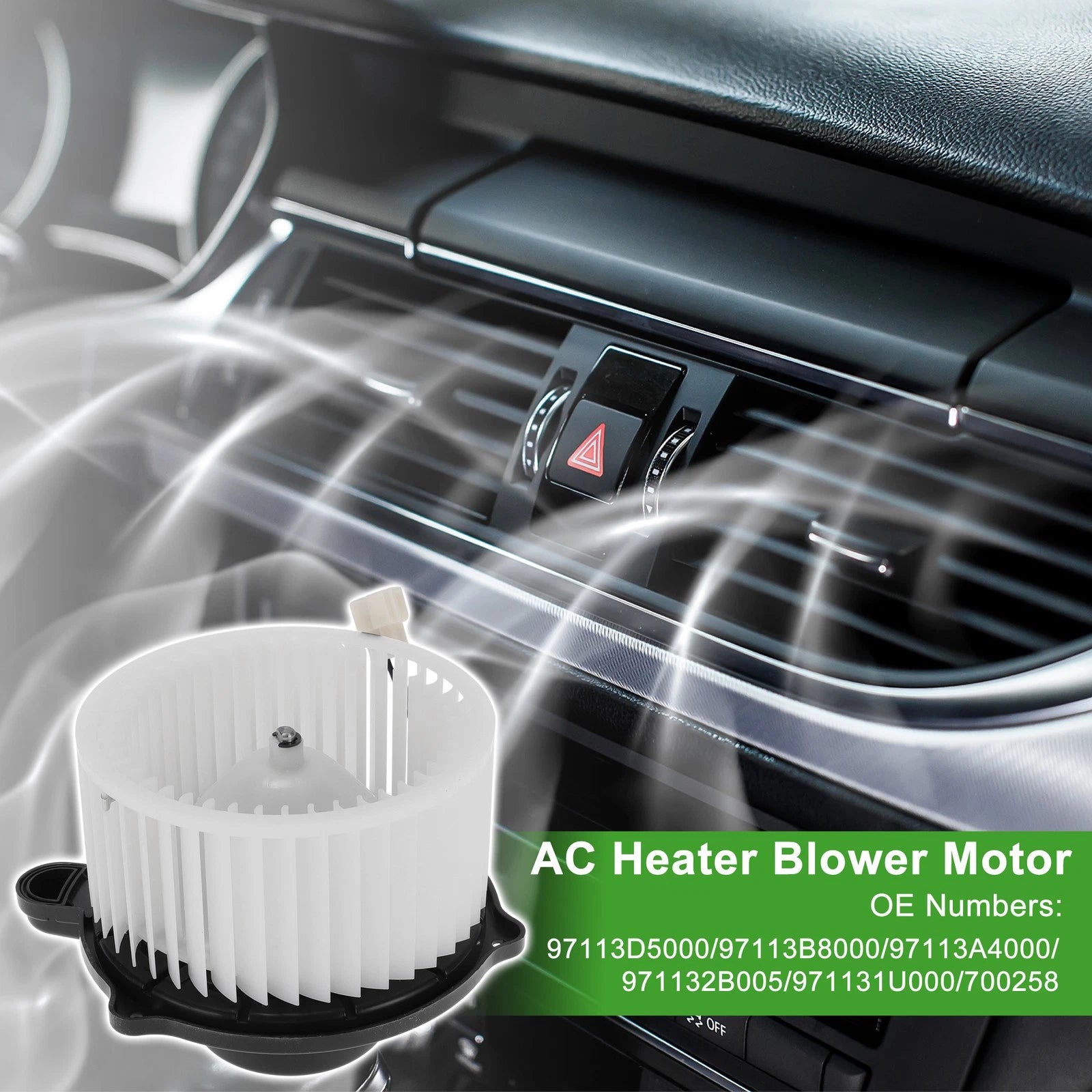 HVAC Blower Motor Assembly for Hyundai Elantra 2018–2020 Replacement