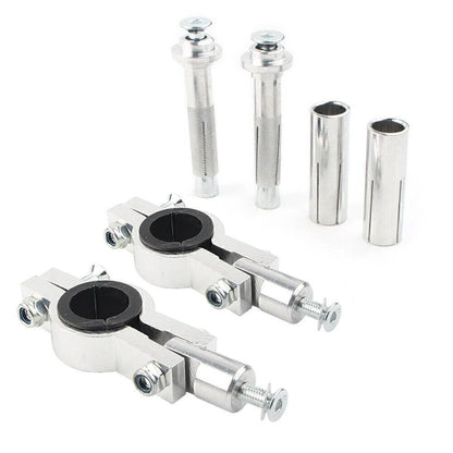 Set of 2 Handlebar Hand Guard Bracket Mounts for Motorcycle
