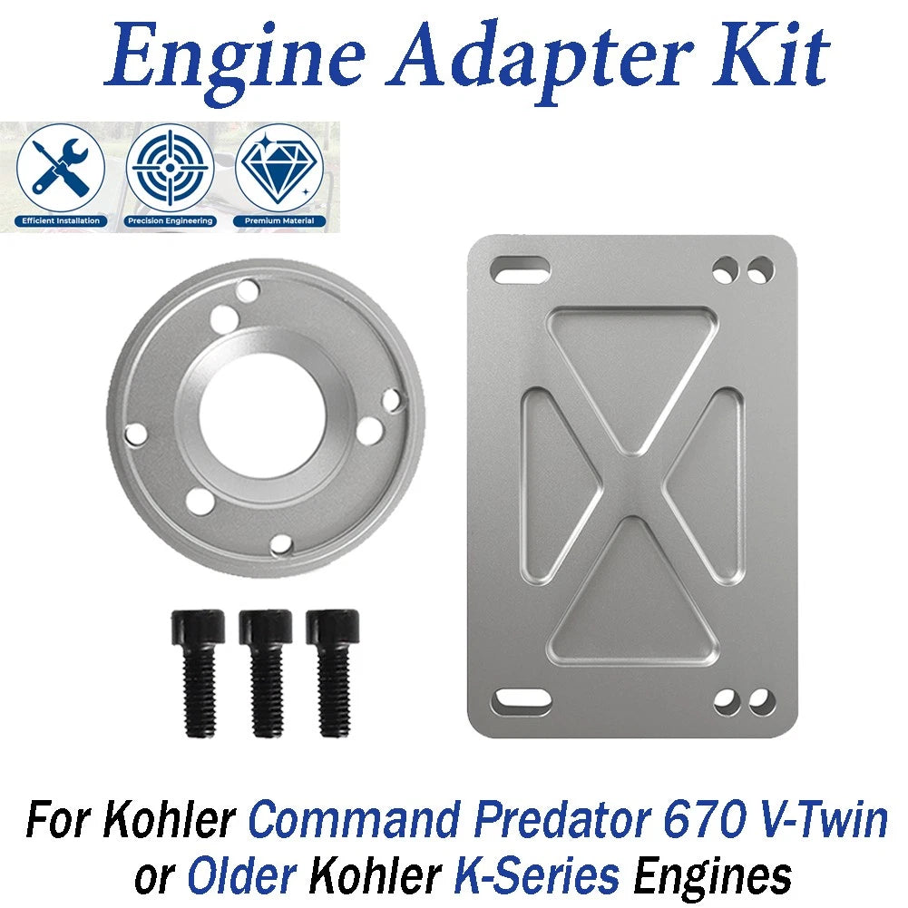 Engine Swap Adapter Kit for Kohler Command to Predator 670 V-Twin