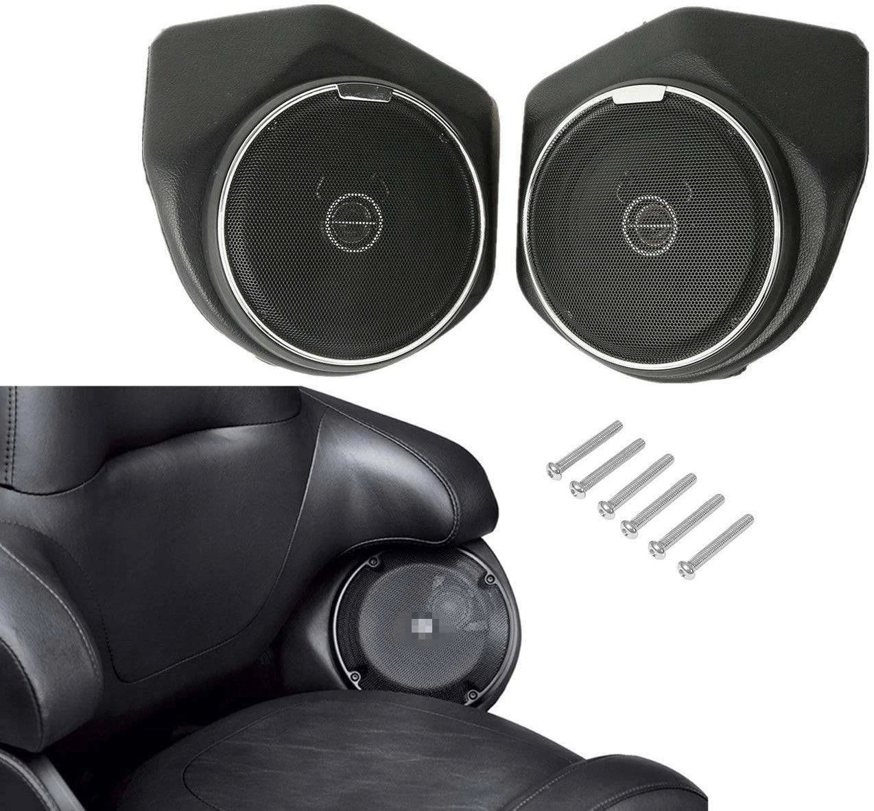 Trunk Light Speakers Mount Rack Pad for Harley Electra Glide (2014–2023)