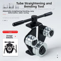 Manual Pipe Straightener for Brake Lines (Adjustable T Handle, Chrome Vanadium)