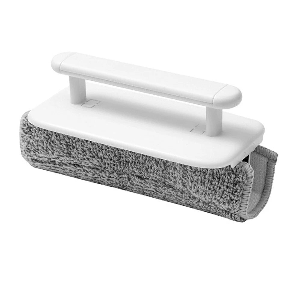 Foldable cleaning brush for window grooves and appliances