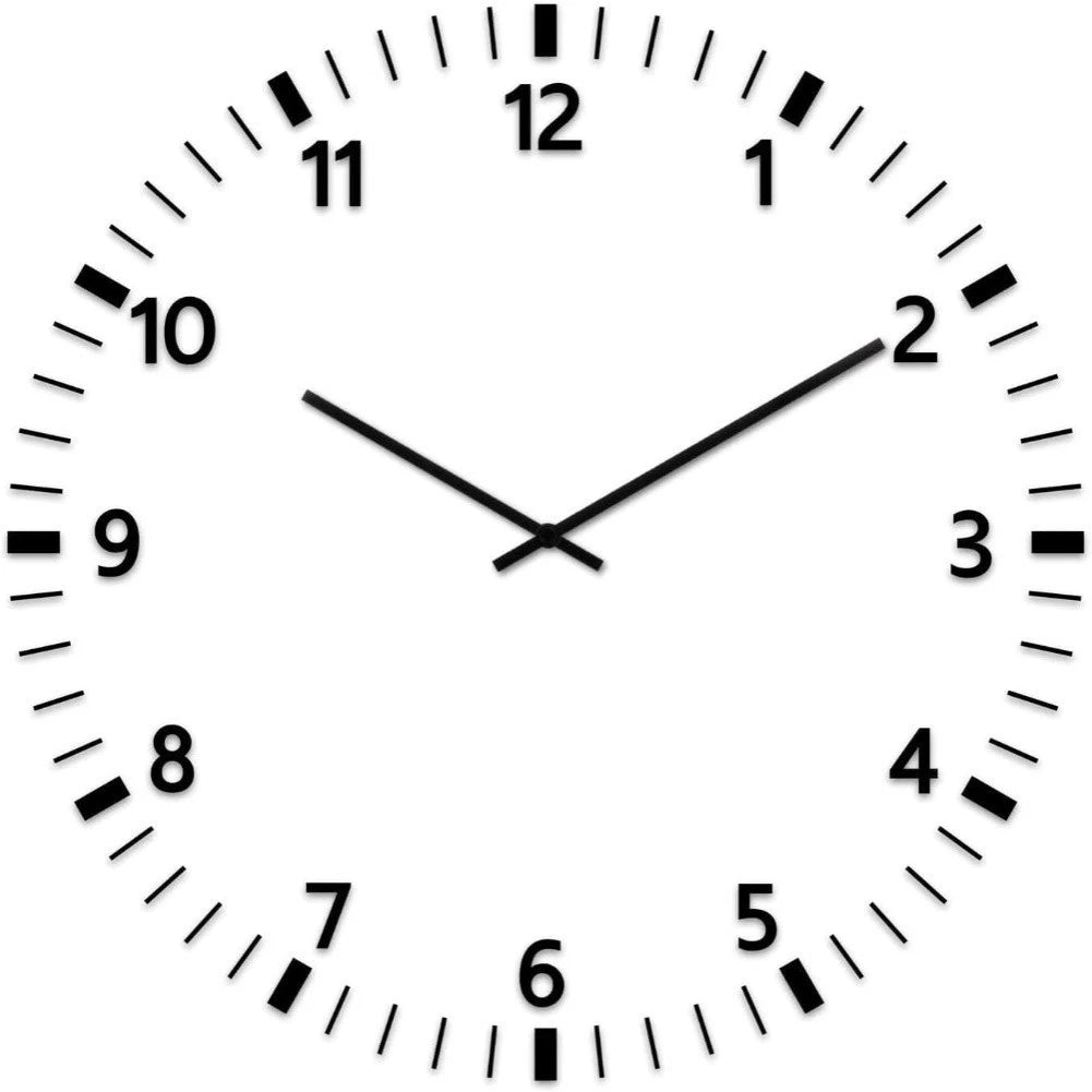 Clock Movement Kit with Silent Mechanism and 5 Pairs of Hands