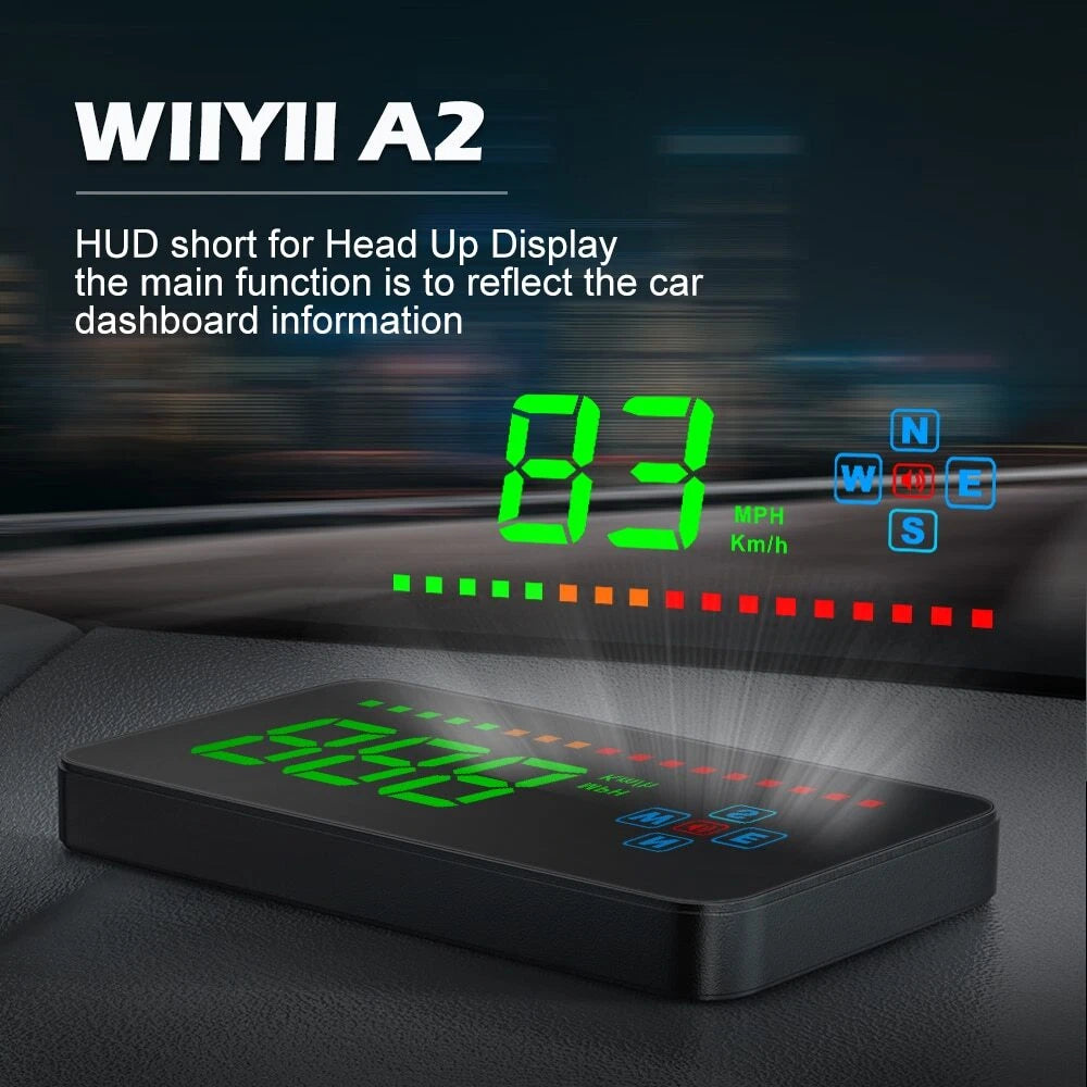 A2 GPS HUD Head Up Display for Universal Vehicles (2010–2023)