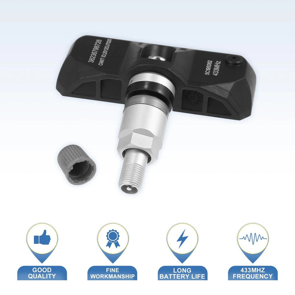 TPMS Tire Pressure Sensor 4PCS Replacement for BMW 328i 528i 535i (2011–2016)