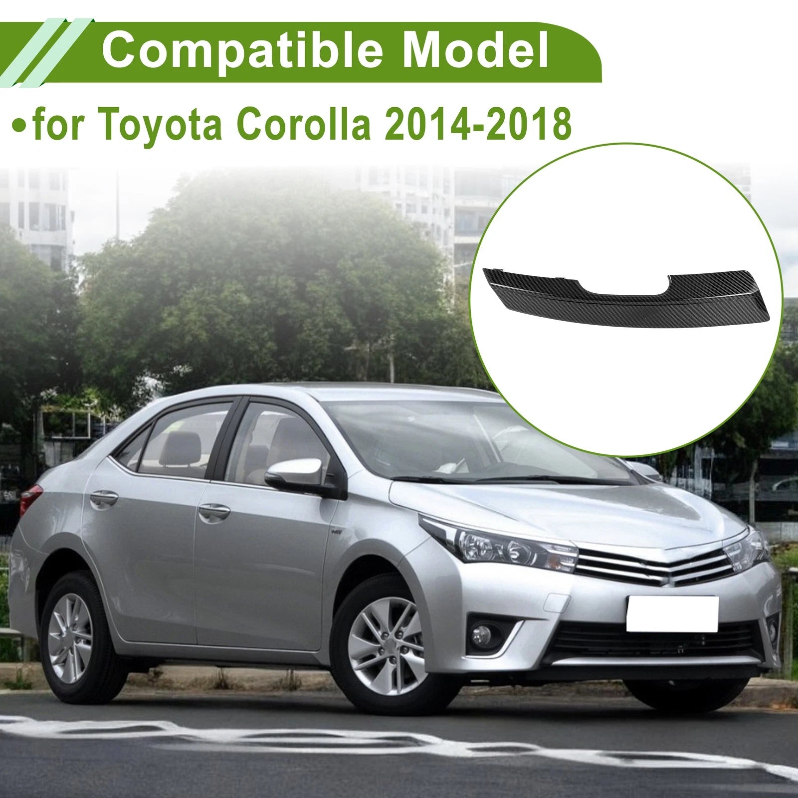 Door Panel Handle Pull Trim Cover Replacement for Toyota Corolla (2014–2018)