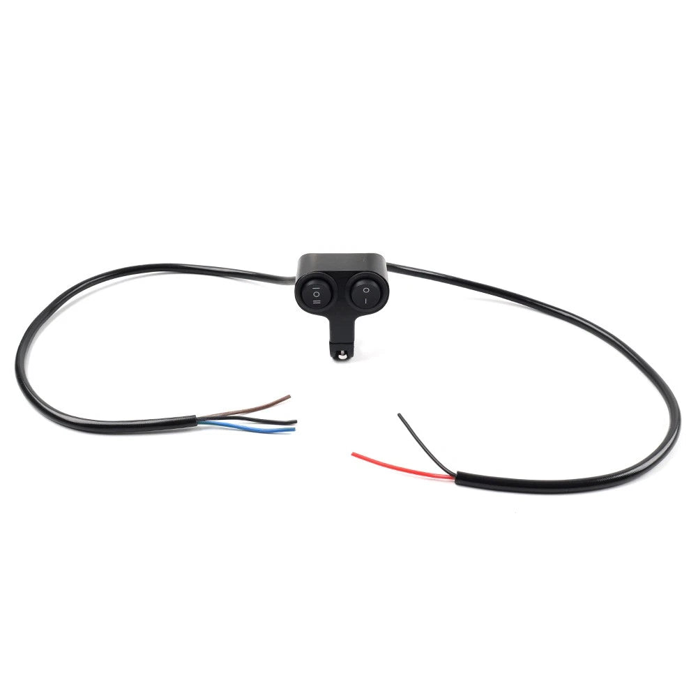 Dual Button On Off Switch for Motorcycle ATV Handlebar Headlight Fog Light