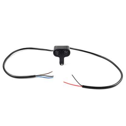 Dual Button On Off Switch for Motorcycle ATV Handlebar Headlight Fog Light