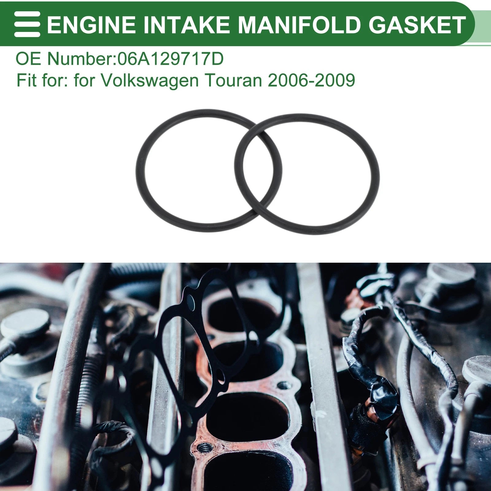 Engine Intake Manifold Gasket Set for Volkswagen Touran 2006–2009