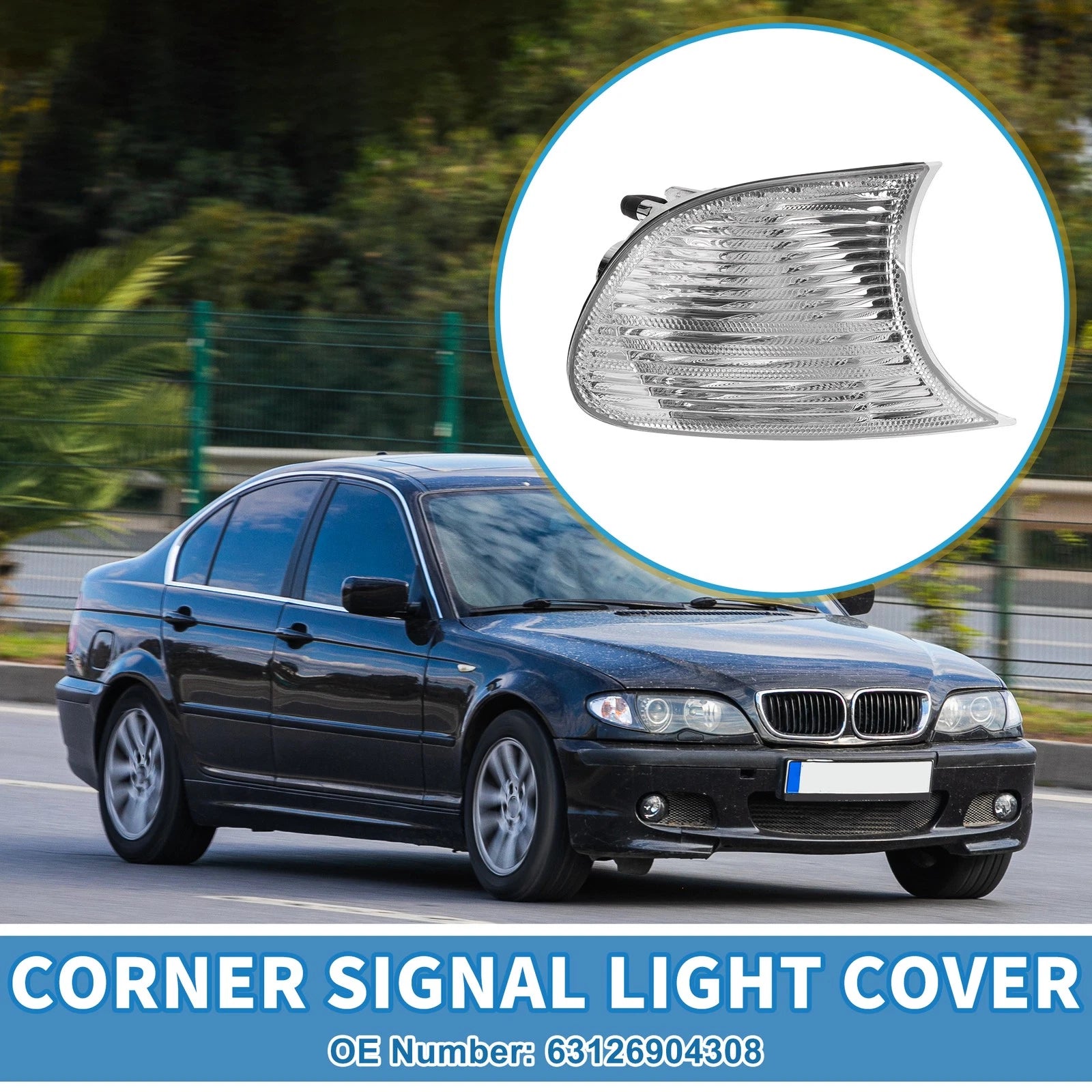 Right Corner Signal Light Cover for BMW 3 Series E36 (2000–2001)