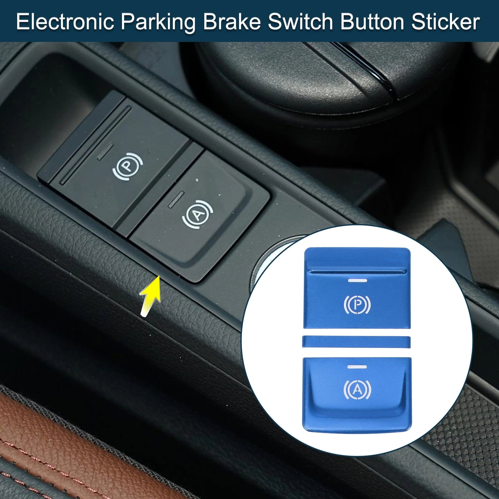 Electronic Parking Brake Switch Button Sticker for Audi Q3 (2019–2020)