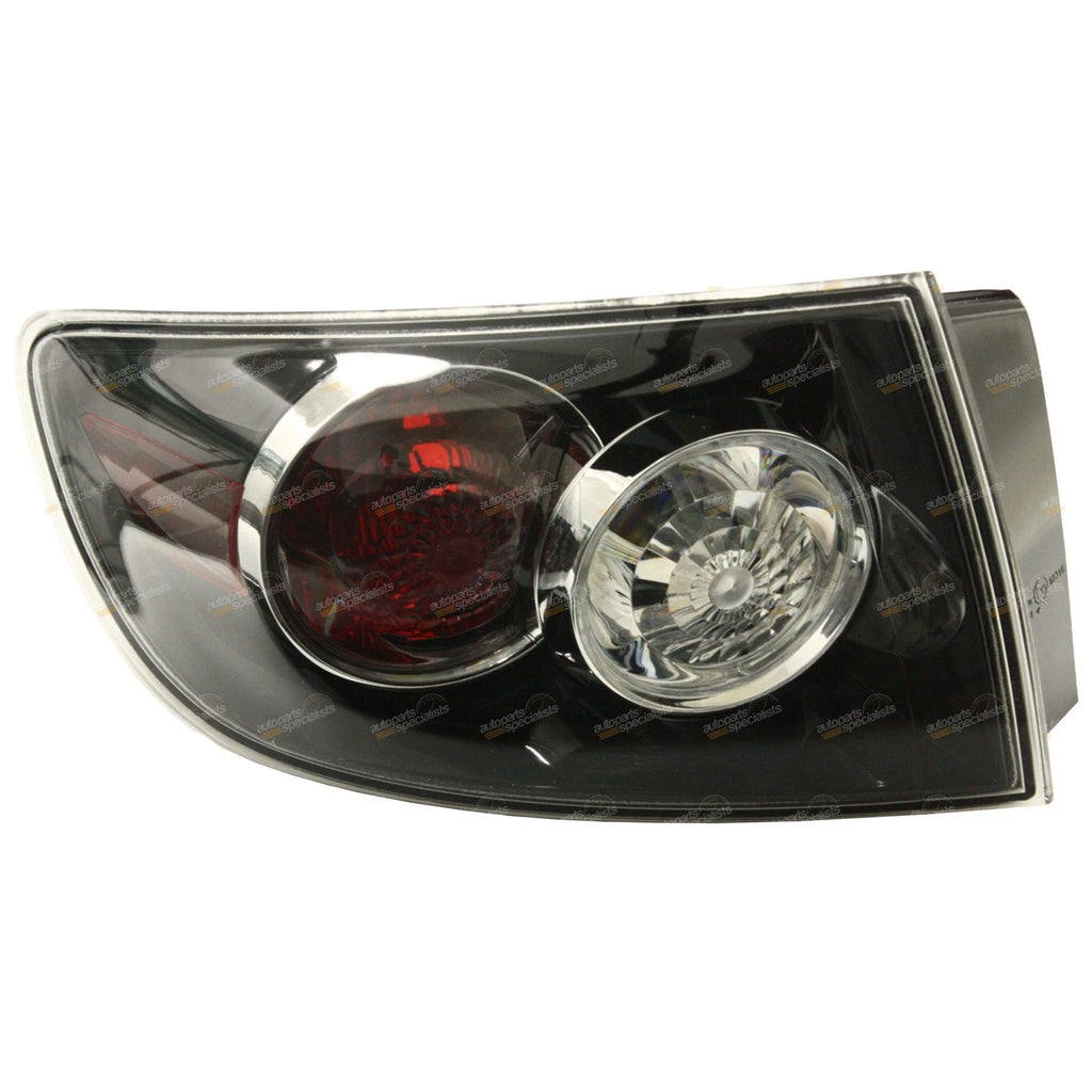 LH Tail Light Black for Mazda 3 BK (2006–2009) Sedan Left LHS