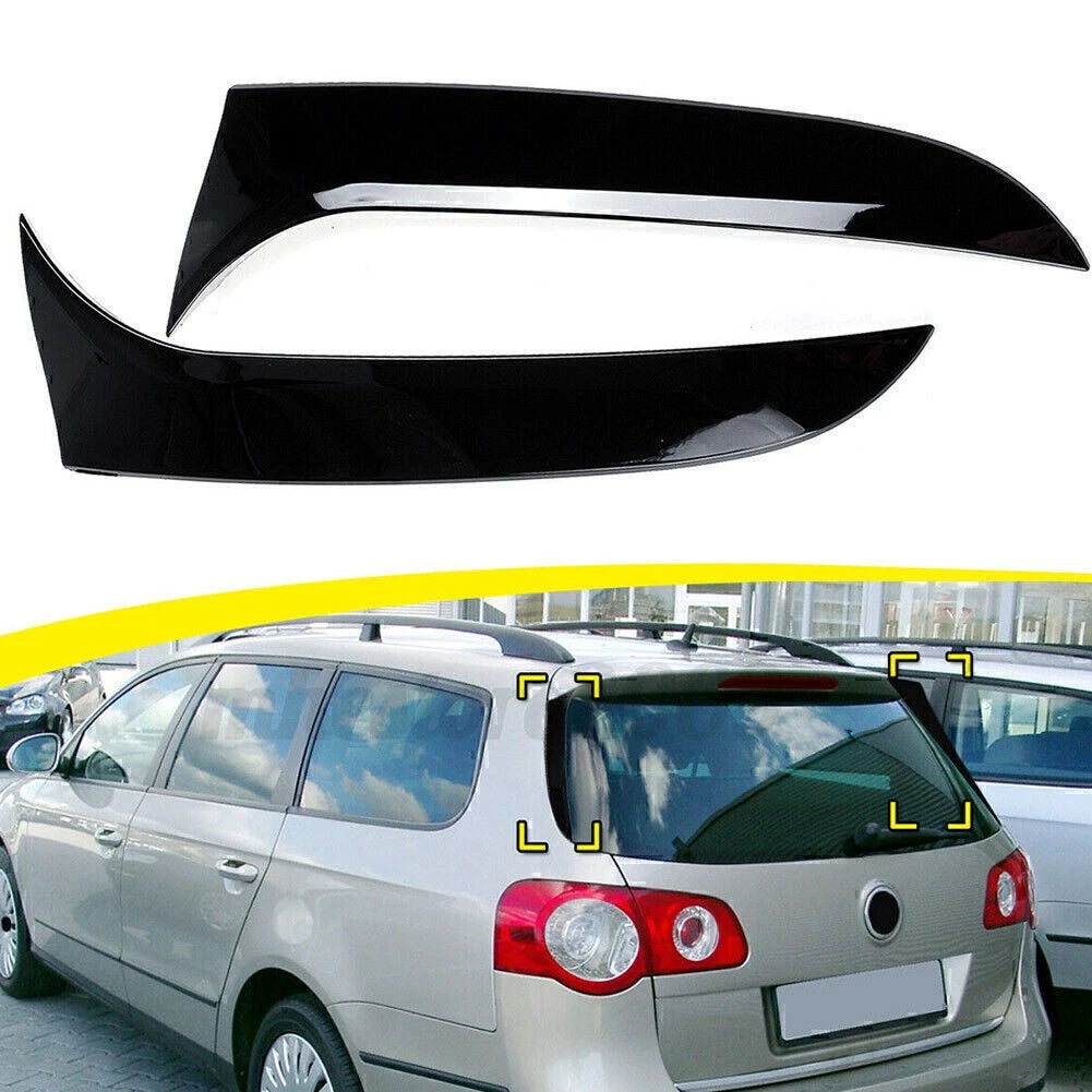 Rear Window Side Spoiler Canard Splitter for VW Passat B6 (2005–2010)