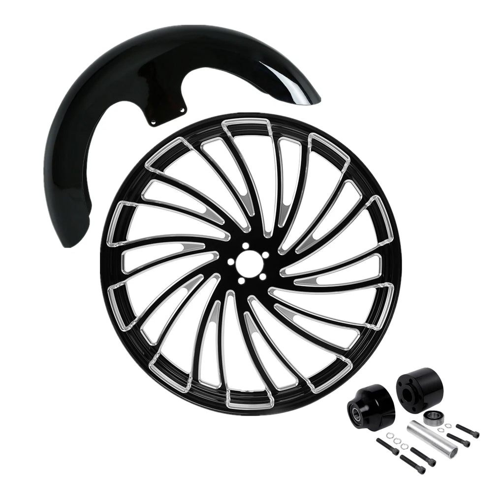 23" Front Wheel Rim Single Disc Hub for Harley Touring (2008–Present)