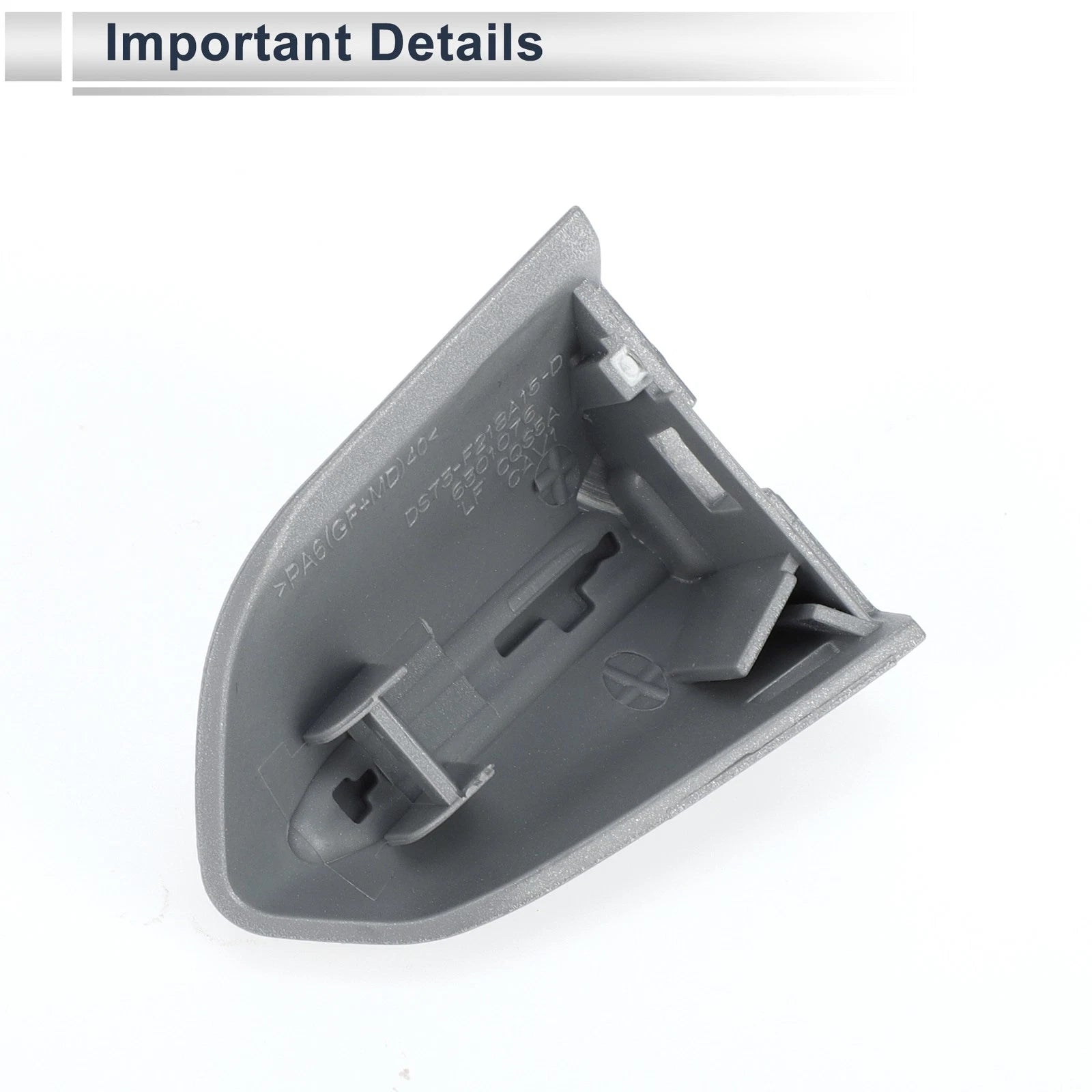 Front Left Door Handle End Cap for Ford Mondeo Edge Taurus (2013–2020) Silver Tone