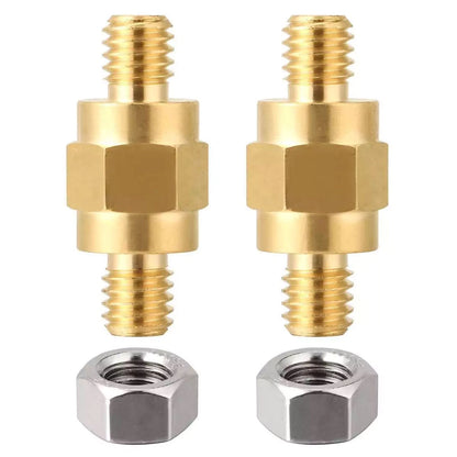 2X Side Post Mount Battery Terminal Adapter Studs for Universal Applications