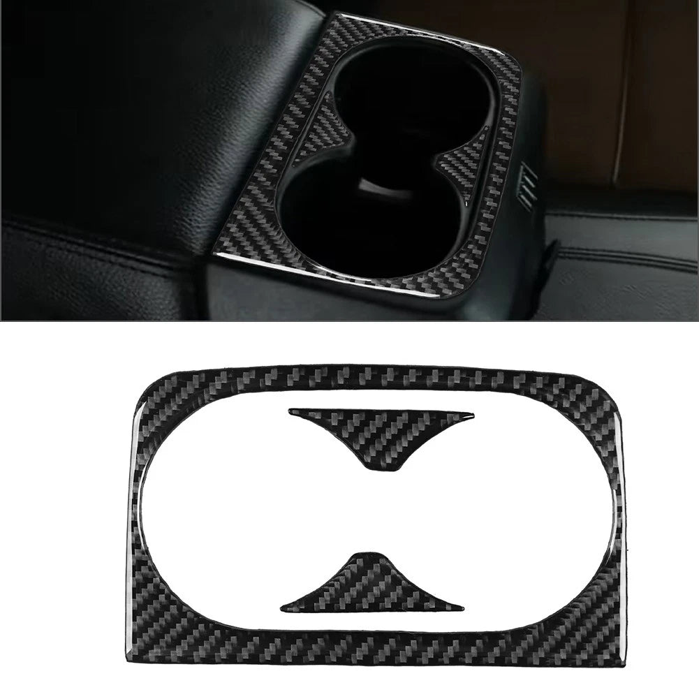 Rear Cup Holder Cover for Ford Ranger Sport (2015–2022) Black