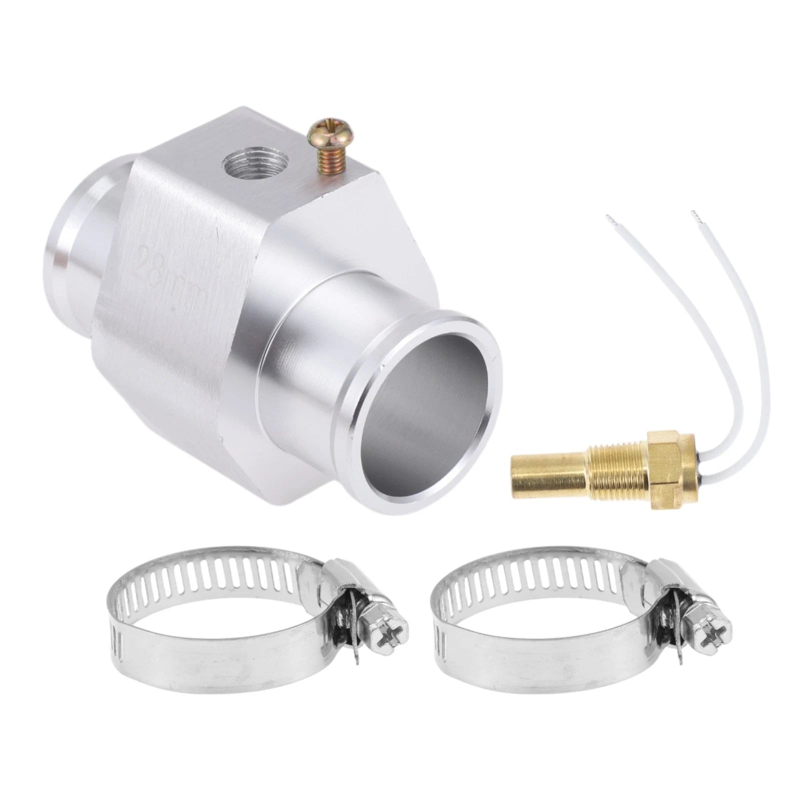 Water Temp Sensor Kit 1/8"NPT for Auto Radiator Cooling (195°F Off)