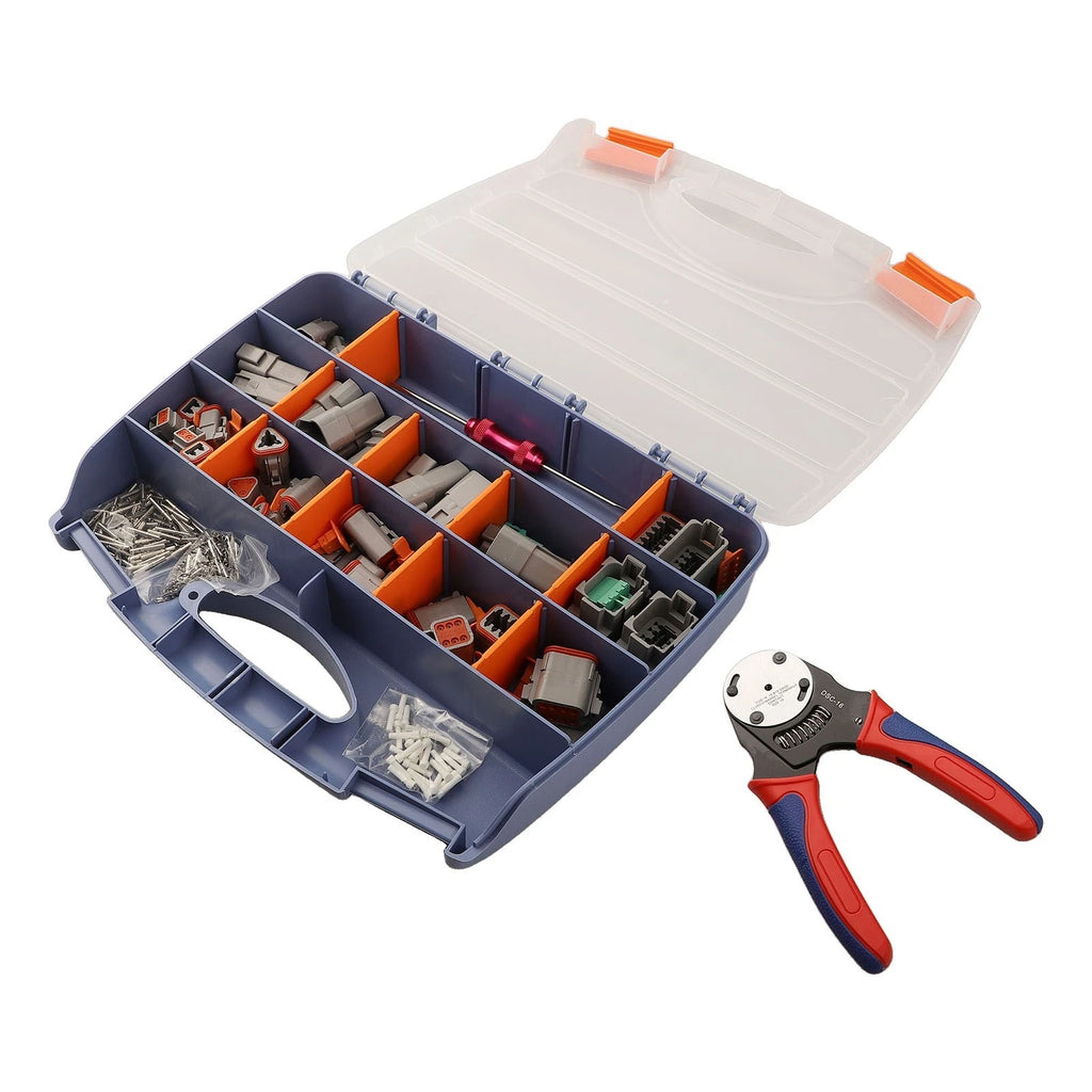 338PC Electrical Connectors Set with Crimping Tool for Automotive Use
