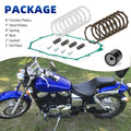 Clutch Friction Steel Plates Kit for Honda Shadow ACE 750 VT750C (1998–2003)