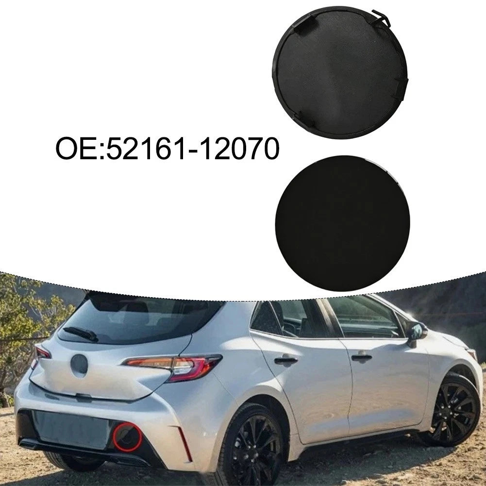 Rear Tow Hook Cover for - Easy Installation, Plastic