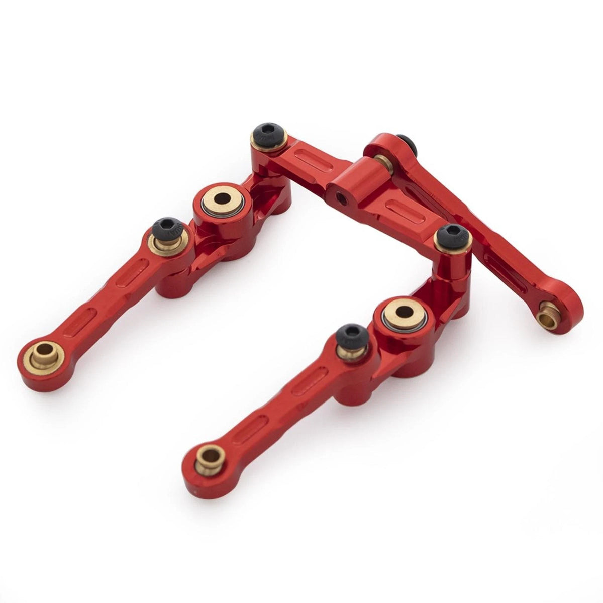 Aluminum Ball Bearing Crank Steering Set for Tamiya TT-02 (2015–2023)