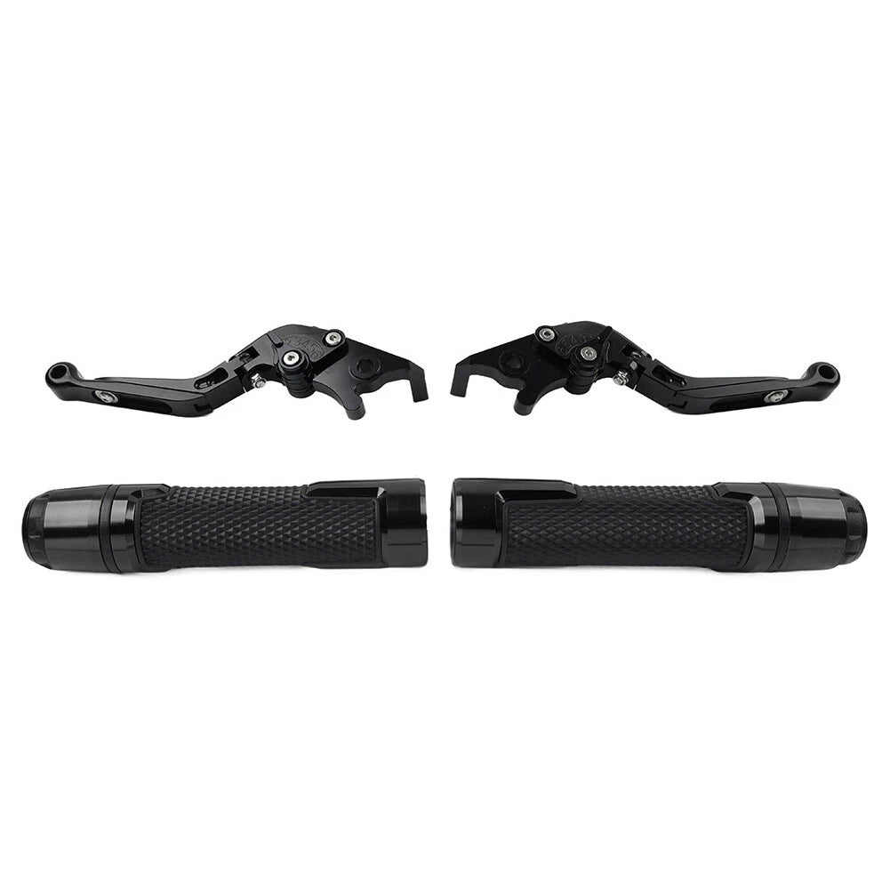 Black Extendable Brake Clutch Lever Handlebar Grip for Honda CBR600RR CBR954RR