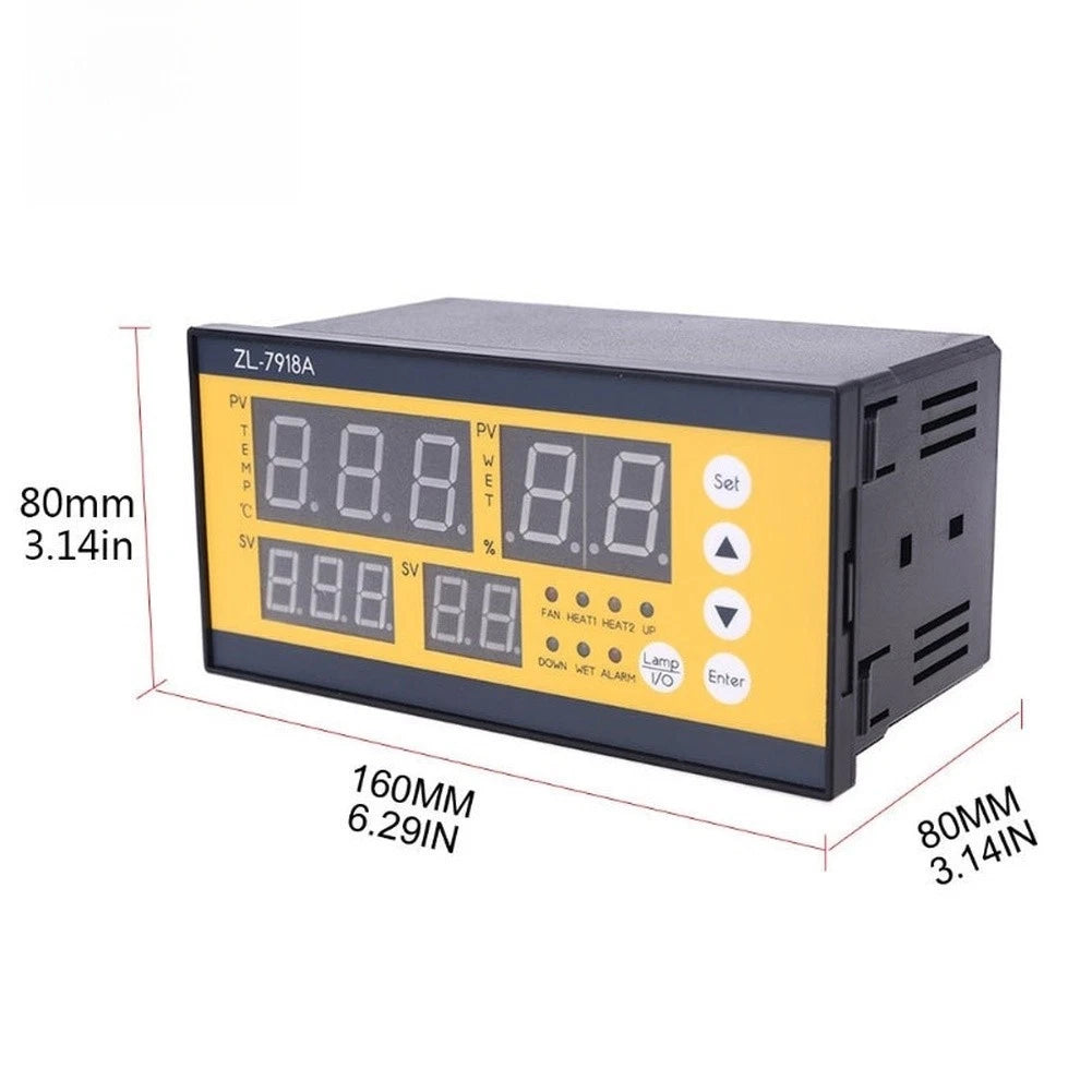 Automatic Egg Incubator with Dual Heating and Digital Humidity Control