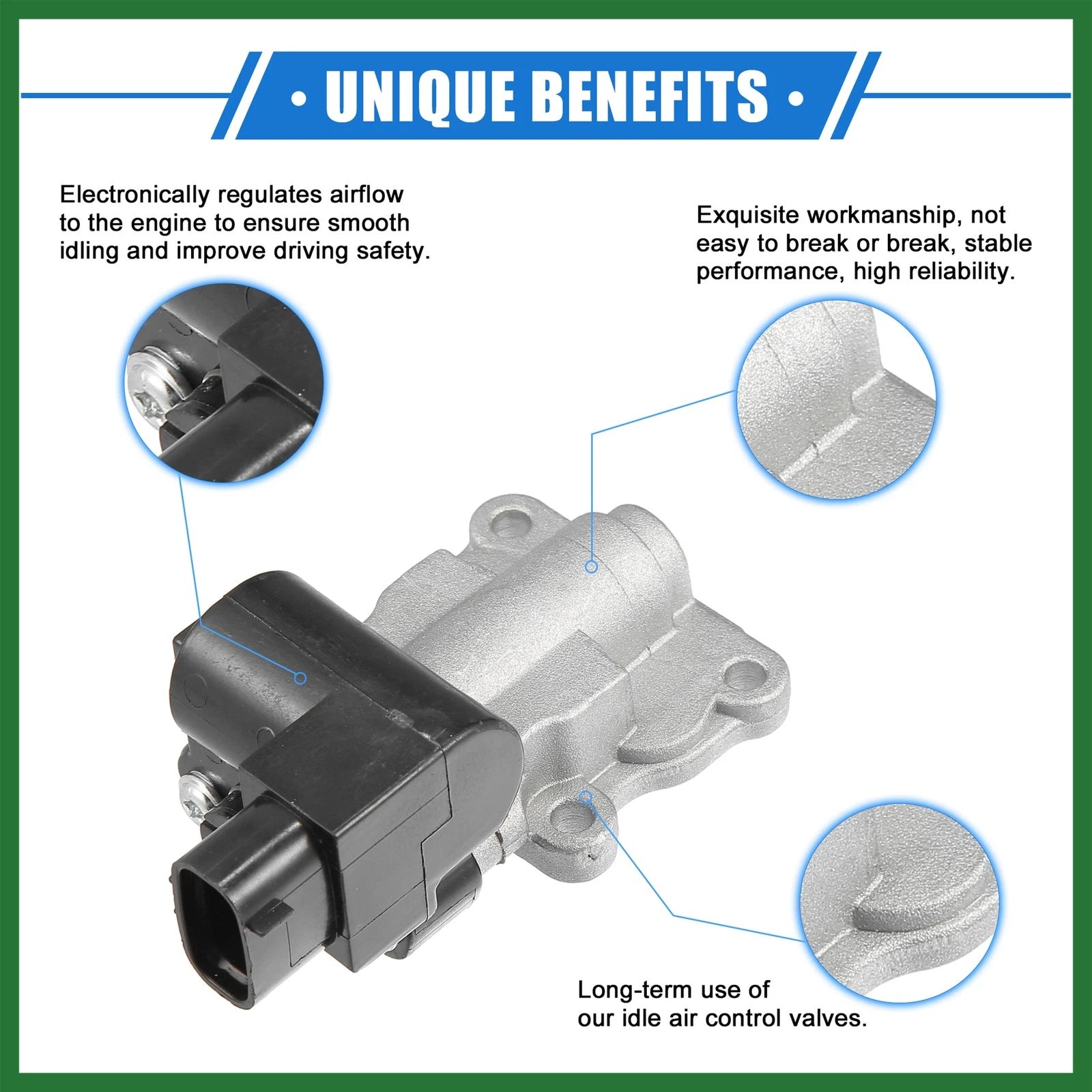 Idle Air Control Valve Replacement with Gasket for Toyota Corolla (2003–2008)