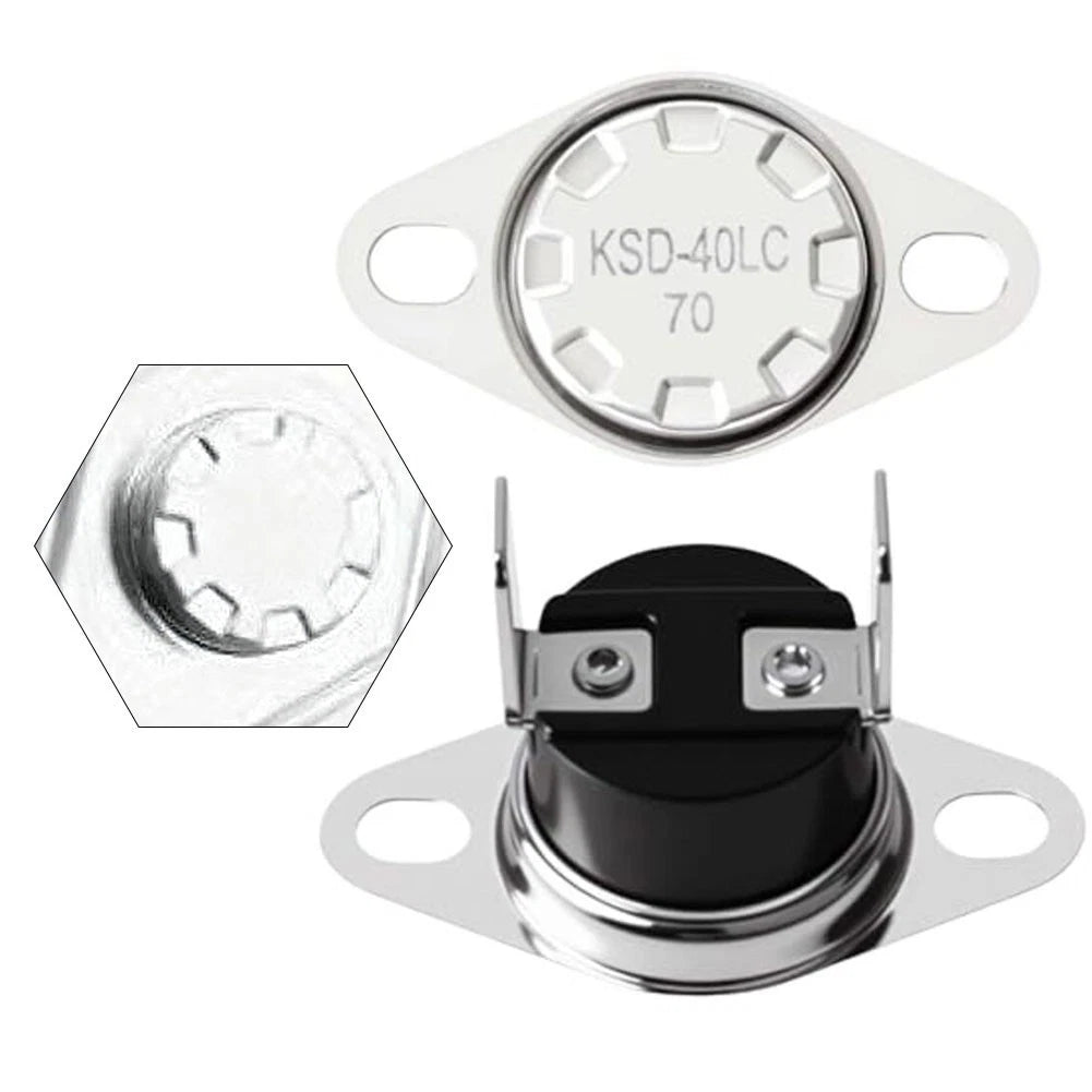 Replacement KSD40LC 70 Thermal Fuse Switch for GE Microwaves