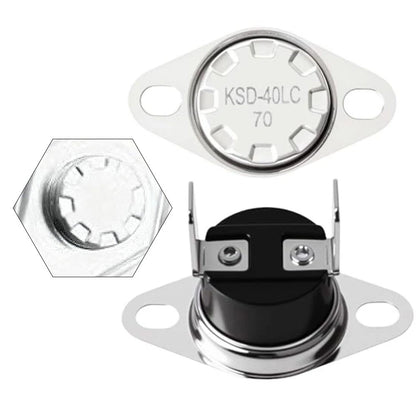Replacement KSD40LC 70 Thermal Fuse Switch for GE Microwaves