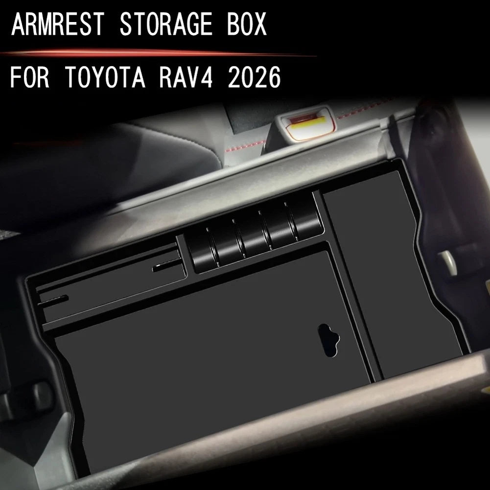 Armrest Storage Box for Toyota RAV4 (2026) ABS Center Console