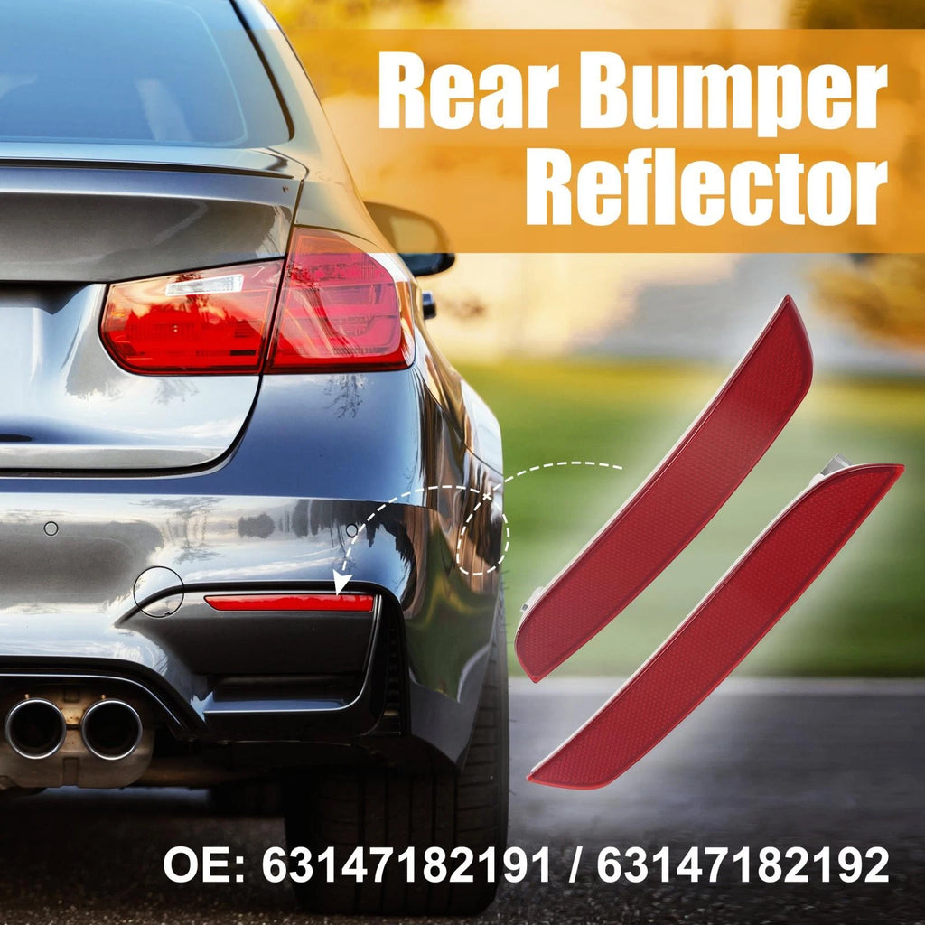 Rear Bumper Reflector Strip Cover Left Right for BMW (2011–2018)