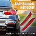 Rear Bumper Reflector Strip Cover Left Right for BMW (2011–2018)