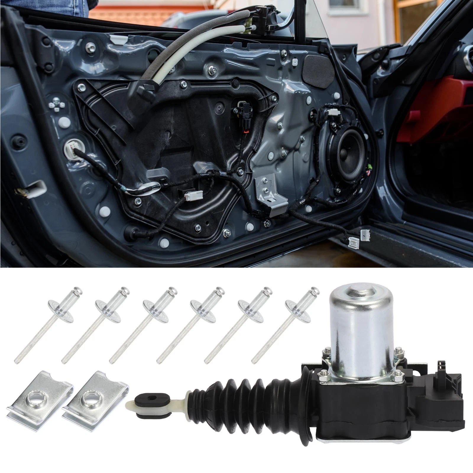 Power Door Lock Actuator Motor Replacement for Chevrolet Blazer Camaro (2pcs)