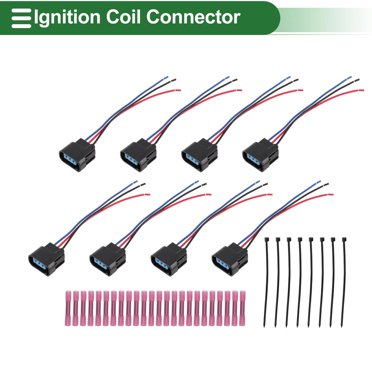 Ignition Coil Pigtail Connector Harness No. 6732301 for Honda Accord (2003–2007)