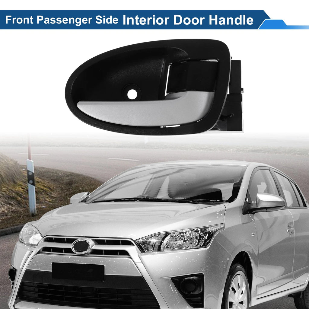 Front Driver Side Interior Door Handle for Toyota Yaris (2008–2013) Black Chrome