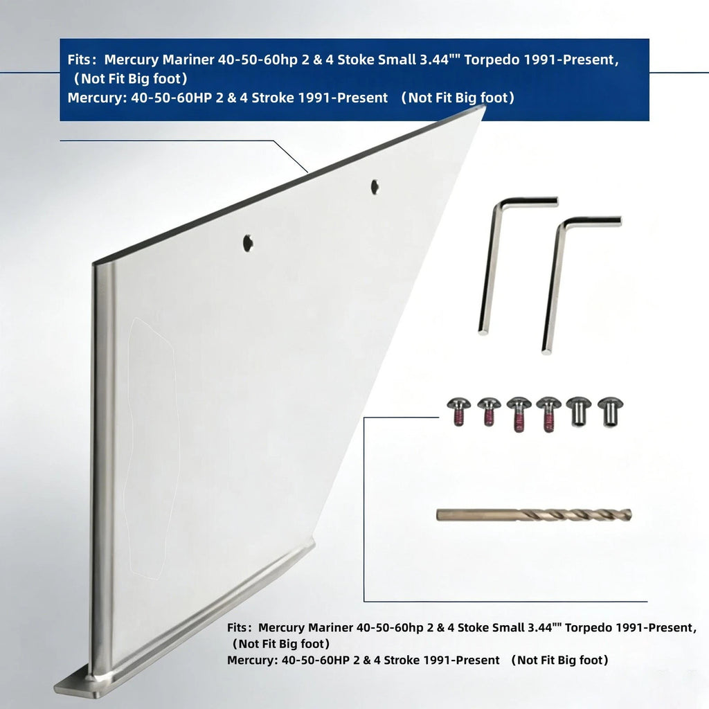 Skeg Replacement Protector for Mercury Mariner 40-60 HP