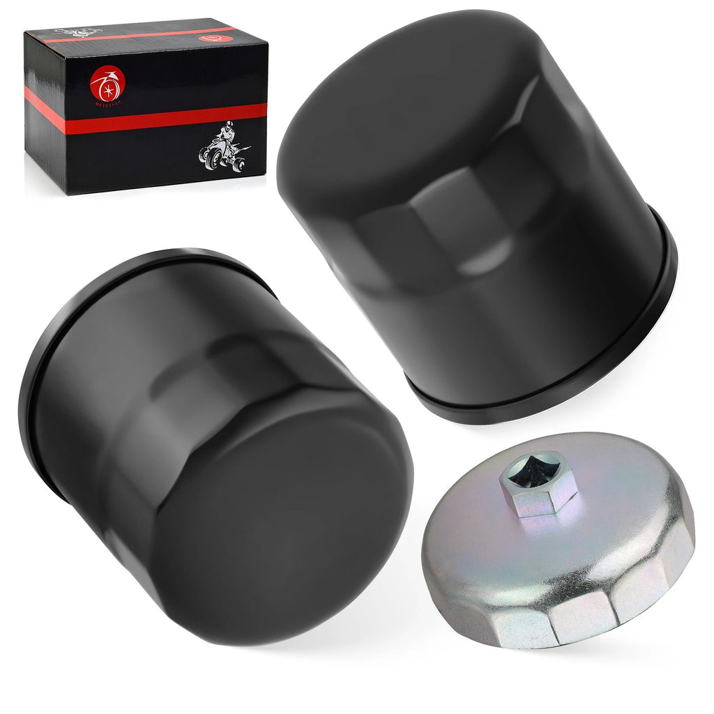 2pcs Oil Filter & Wrench Tool for Yamaha FJ-09 (2015–2017) / FJR1300 (2003–2024)