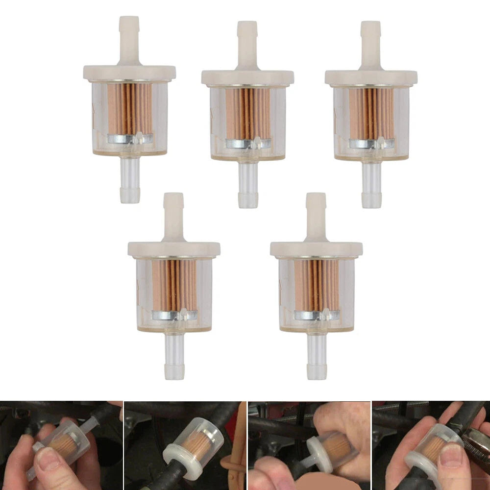 5pc Inline Fuel Filter for B & S 493629 5065 5065D 490197001