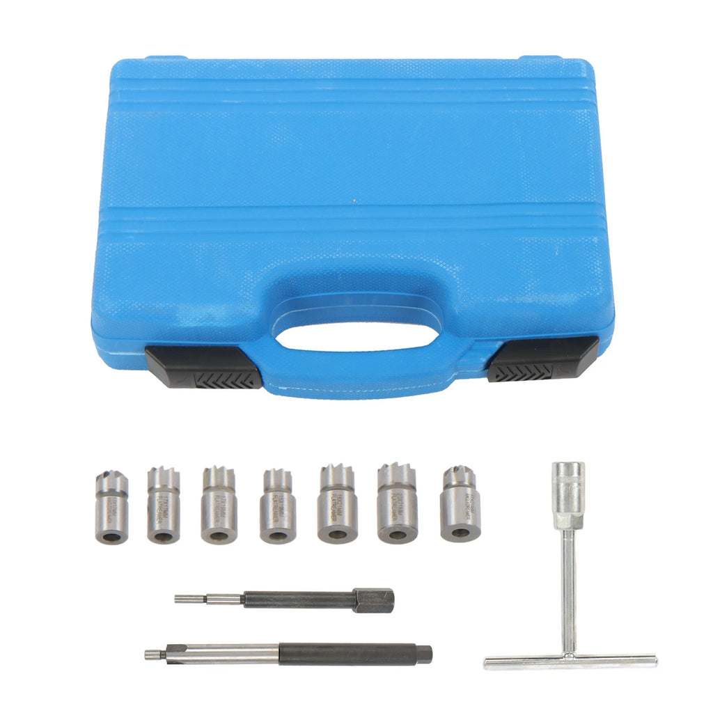 10pcs Diesel Injector Seat Cleaner Tool Set for Auto