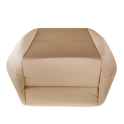 Driver Bottom Seat Cover Cloth Beige for Chevy Silverado 1500 2500 3500HD (2007–2014)