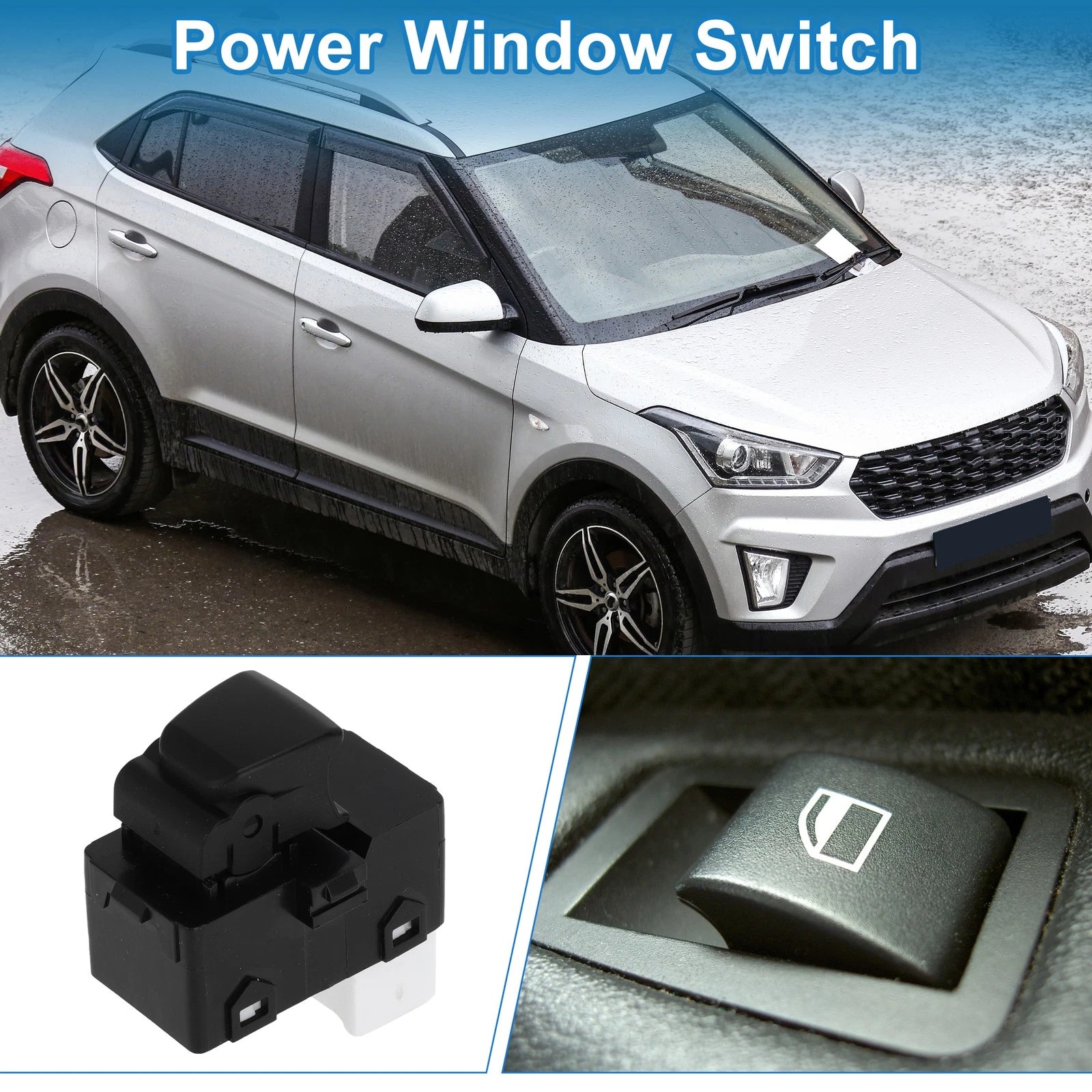 Passenger Side Power Window Switch OEM Replacement for Hyundai Creta (2014–2020)