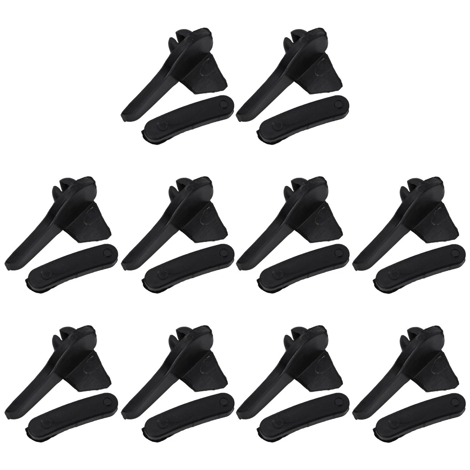 Set of 20 Black Plastic Rim Protect Inserts for Tire Changer