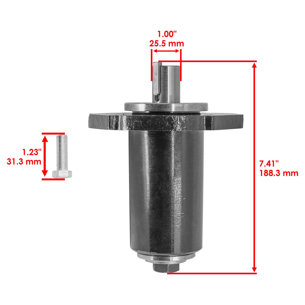 Deck Spindle with Pulley Front for Gravely PM160XDZ PM160M (2014–2018)