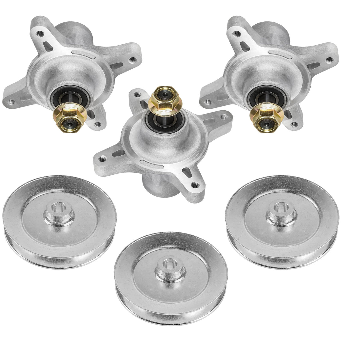 Deck Spindles and Pulley Replacement Kit for Toro TimeCutter (2005–2015)