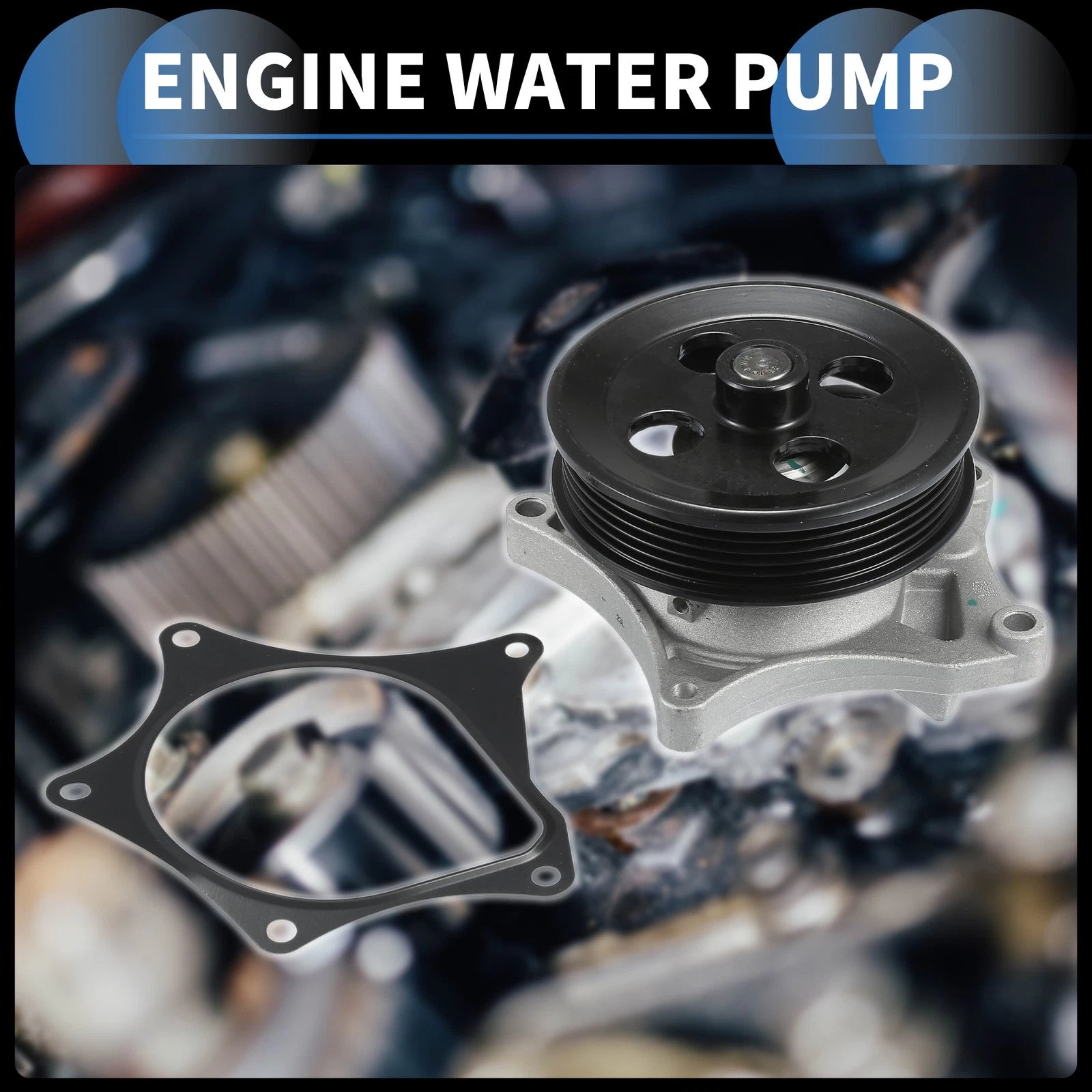 Water Pump Replacement for Chevrolet Cruze 1.4L 2011–2015 with Gasket Kit