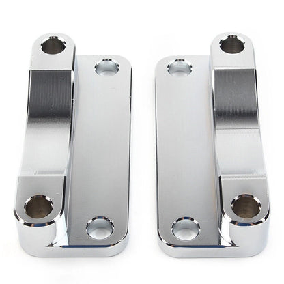 Front Fender Spacer Bracket Kit Chrome for Harley Electra Street Glide (2003–2013)